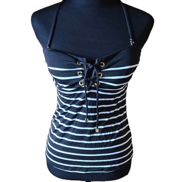 Lauren Ralph Lauren Other - Lauren Ralph Lauren Black and White Striped Bikini Top